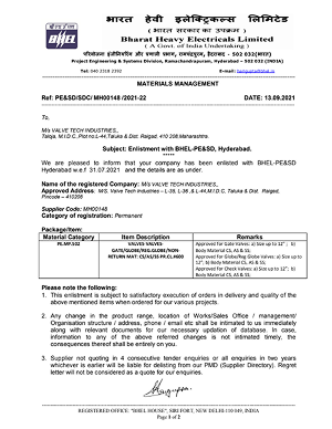 BHEL - PRSBO Hyderabad