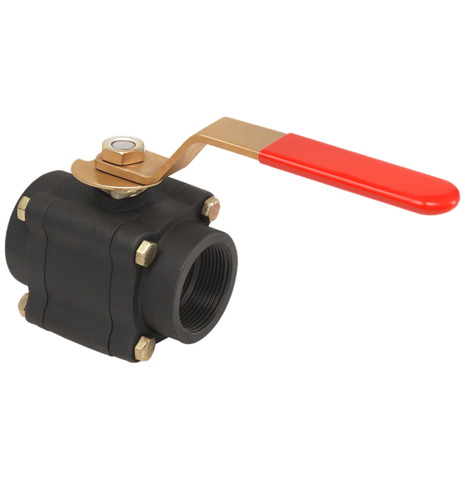 Forged Steel 3-Piece Floating Ball Valve