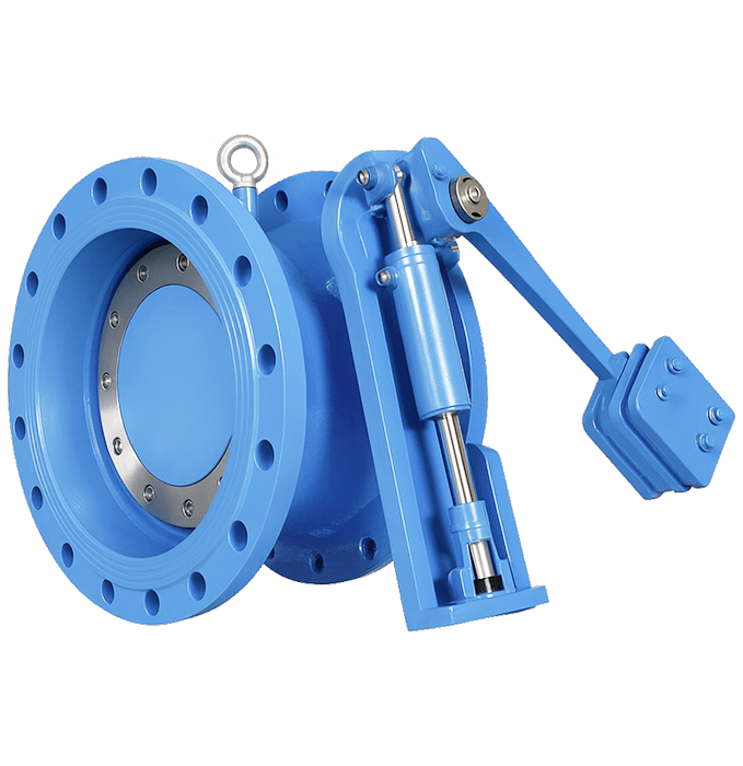 Tilting Disc Check Valve – Dashpot Arrangement with Counterweight